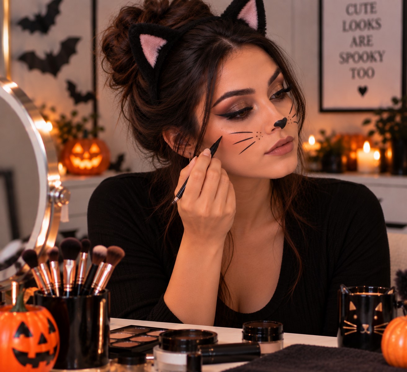 Make a Cute Look Instead of a Scary One