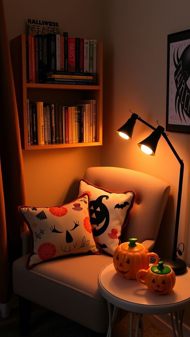 Make a Halloween Reading Corner