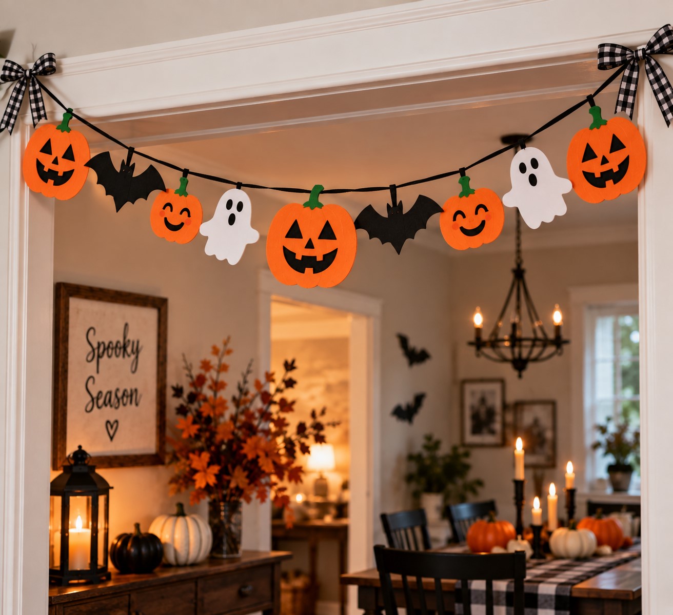 Make a Simple Pumpkin Garland