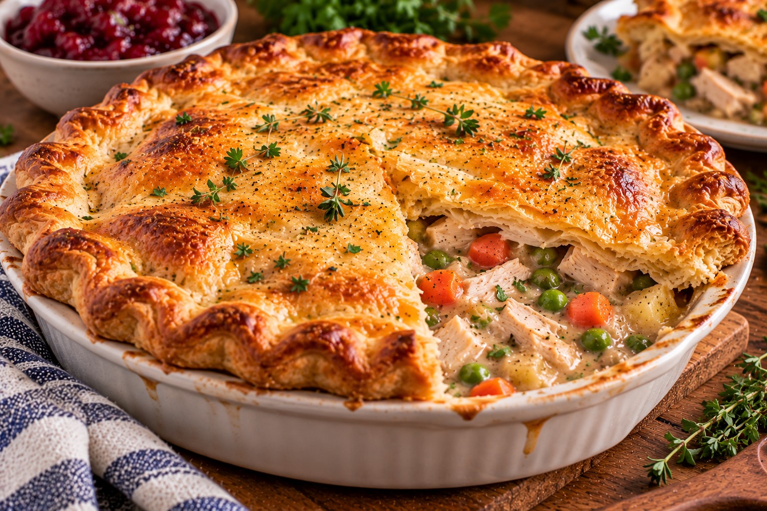 Make a Simple Turkey Pot Pie