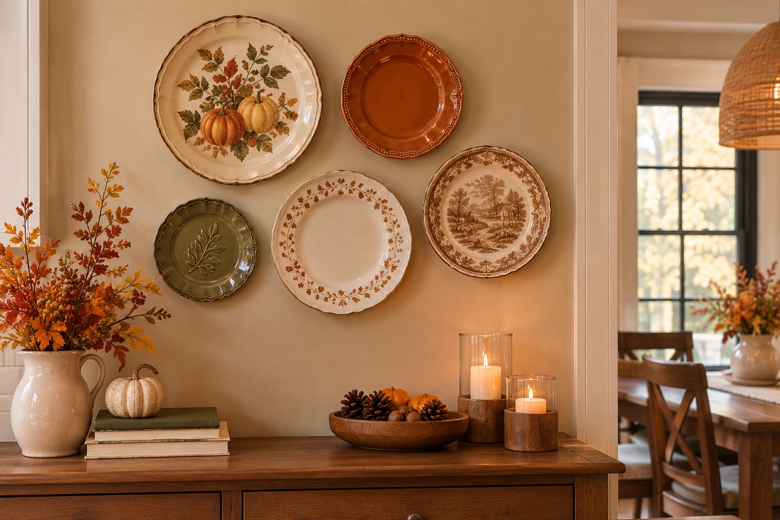Make a Simple Wall Display With Plates
