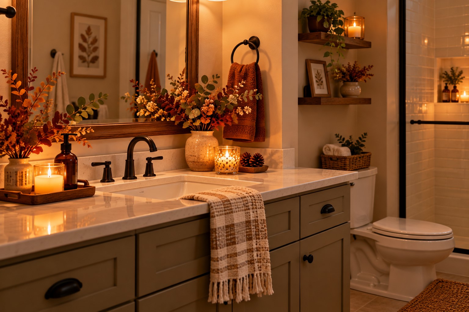 Make the Bathroom Feel Less Stark
