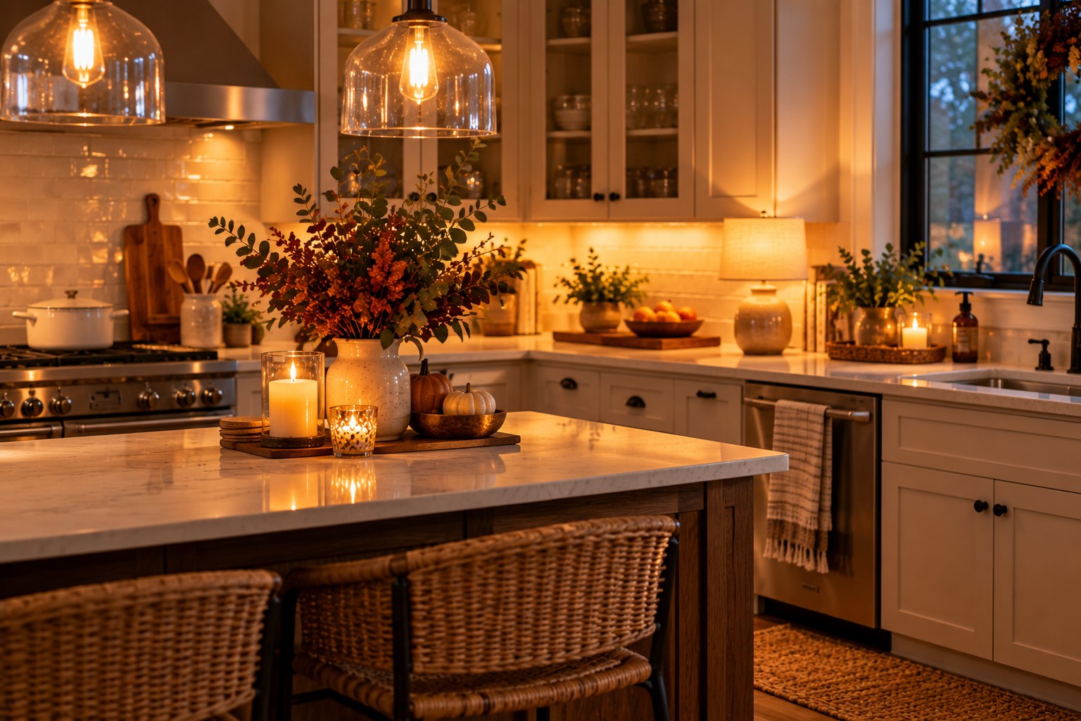 Make the Kitchen Feel Cozy Too