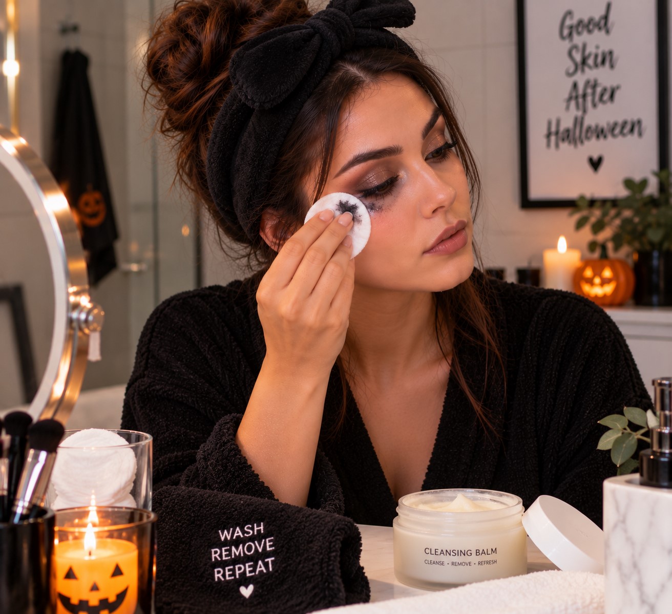 Remove Halloween Makeup Properly