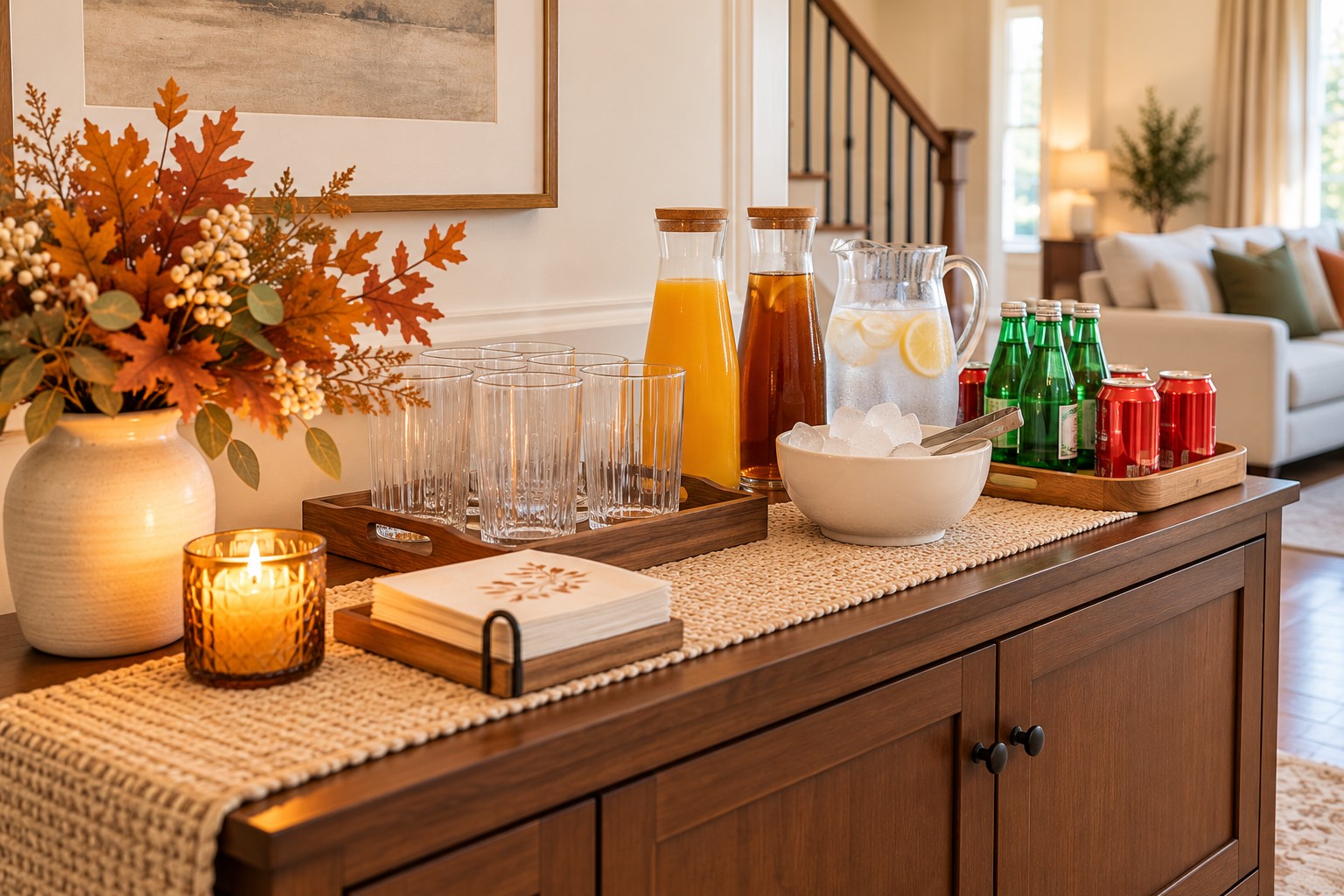 Set Up a Simple Drink Area
