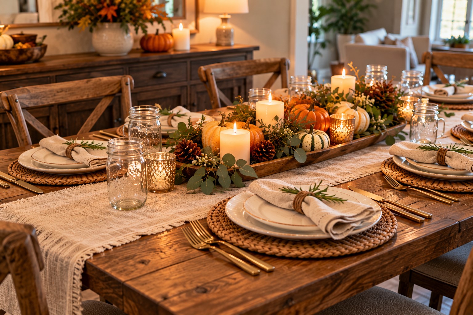 Try a Simple Farmhouse Table