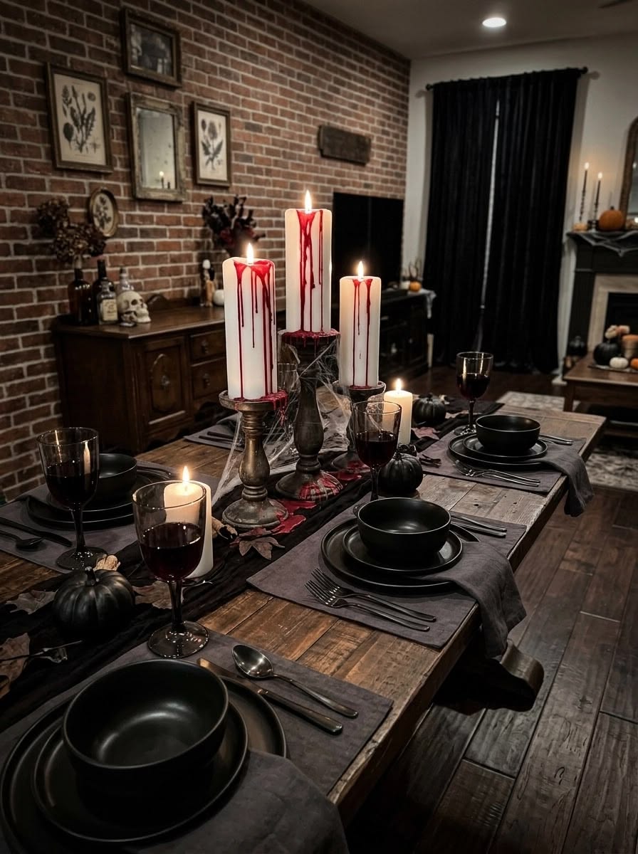 Turn Everyday Candles Into Halloween Decor