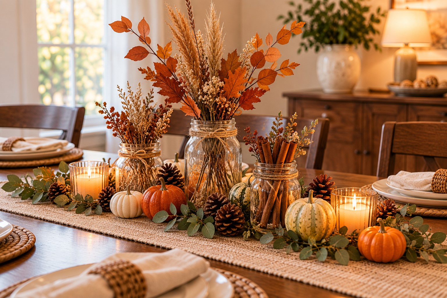 Turn Glass Jars Into Tiny Arrangements