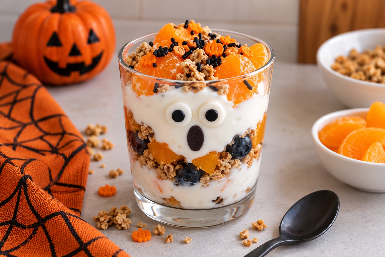 Turn Yogurt Into a Halloween Breakfast