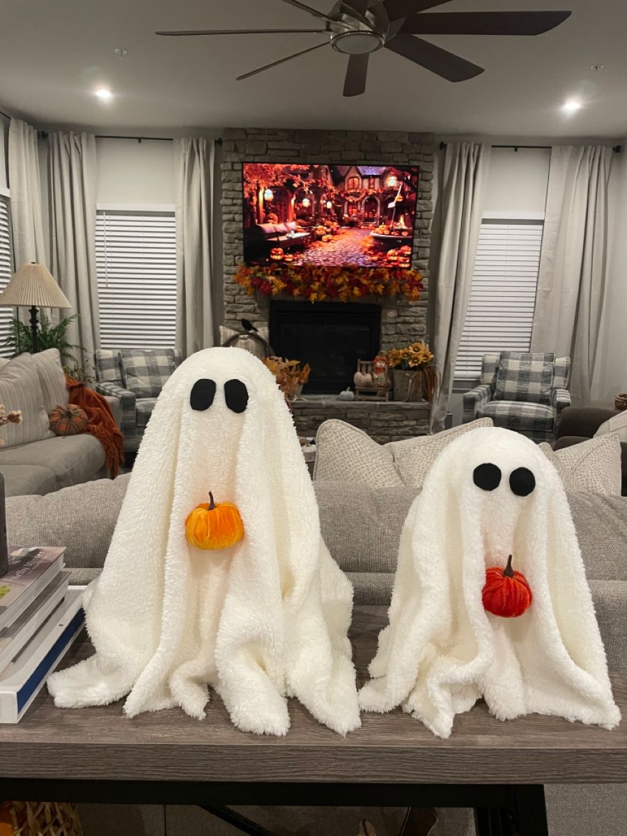 Turn a Blanket Into Part of the Halloween Look