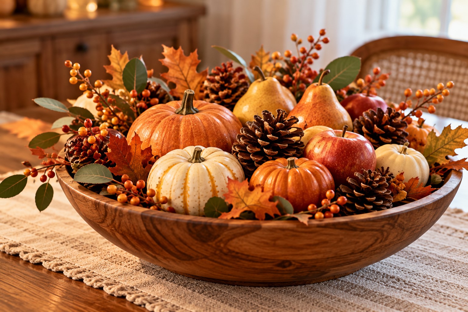Turn a Serving Bowl Into a Centerpiece