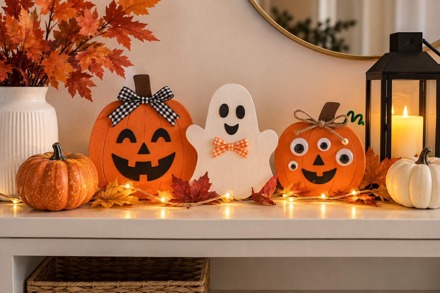 Turn the Finished Crafts Into Decorations