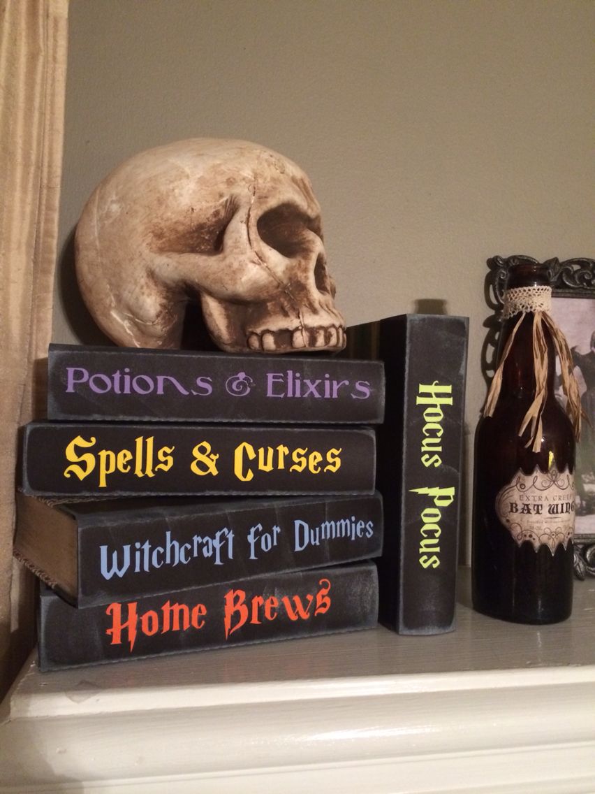 Use Books as Halloween Decor