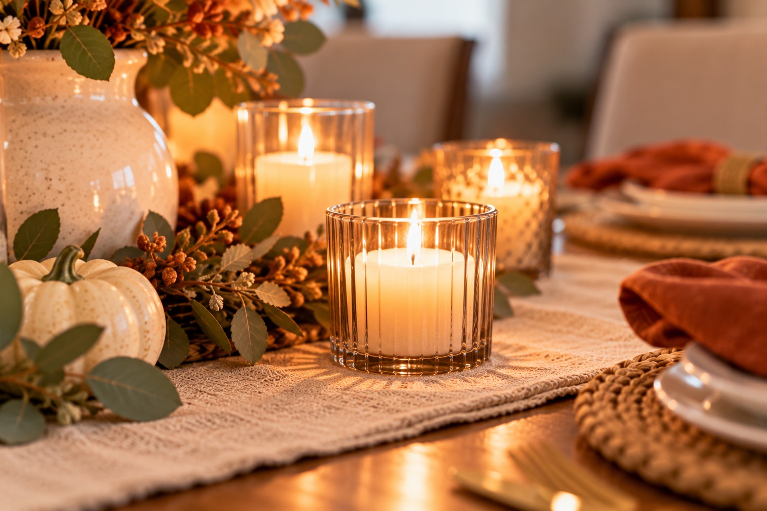 Use Candles to Make the Table Feel Expensive