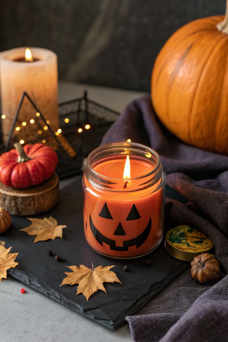 Use Fall Candles With Halloween Scents