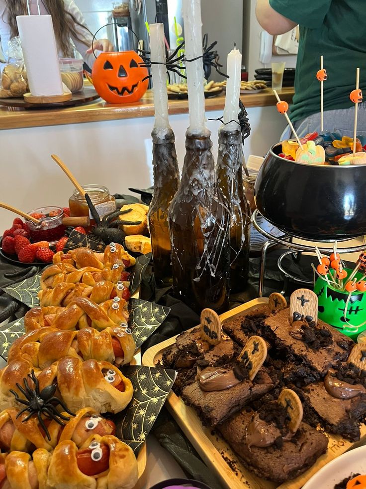 Use Food as Part of the Halloween Decor