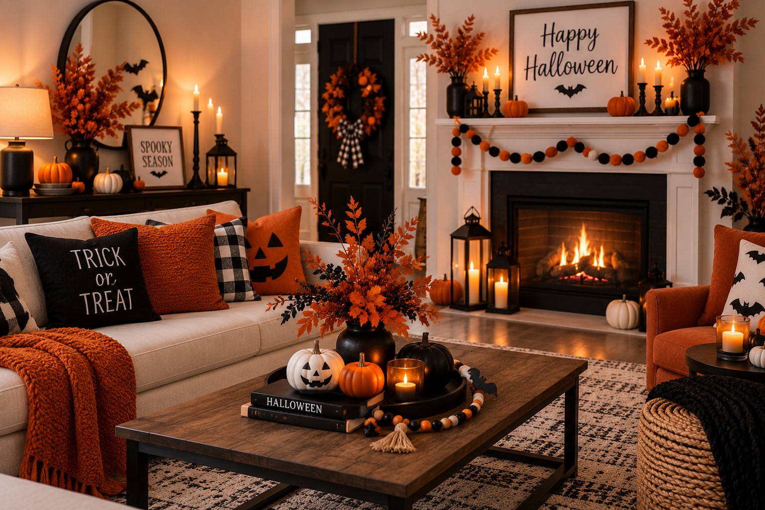 Use One Main Halloween Color Scheme