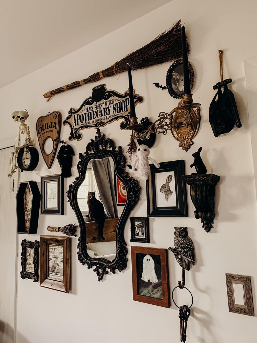Use Picture Frames for Spooky Wall Decor