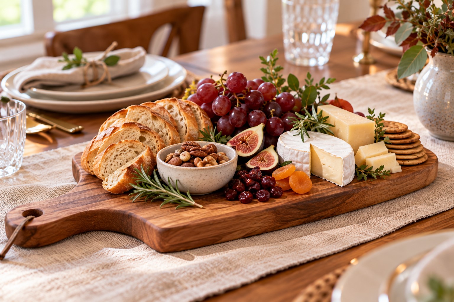 Use Serving Boards as Part of the Decor