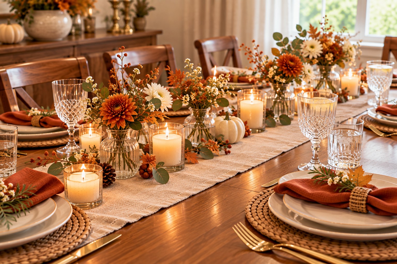 Use Small Vases Instead of One Large Arrangement