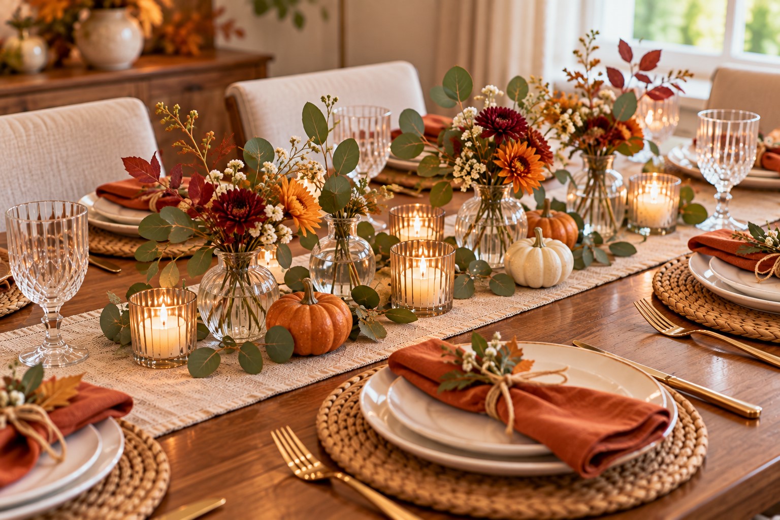 Use Small Vases Instead of One Large Arrangement