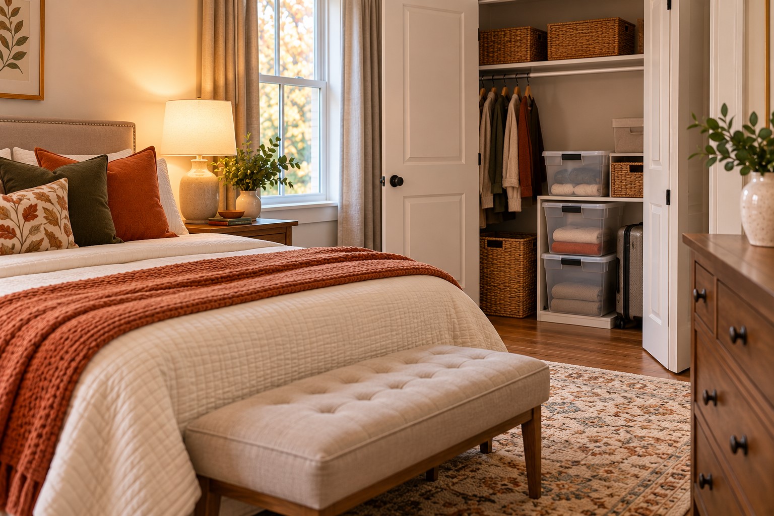 Use the Guest Room as a Temporary Storage Area Carefully