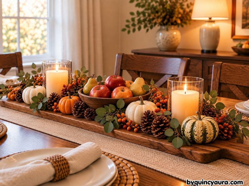 How to Create a Thanksgiving Centerpiece Without Buying Fresh Flowers