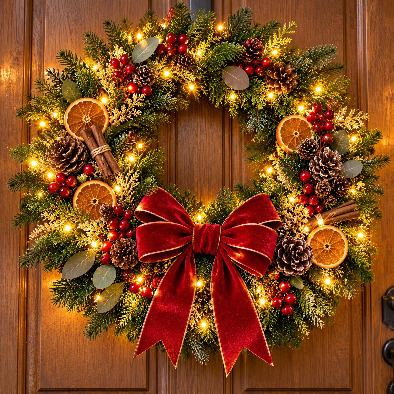 Add Lights for a Cozy Evening Glow