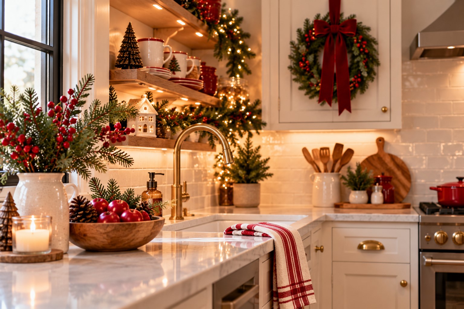 Add Simple Christmas Touches to the Kitchen