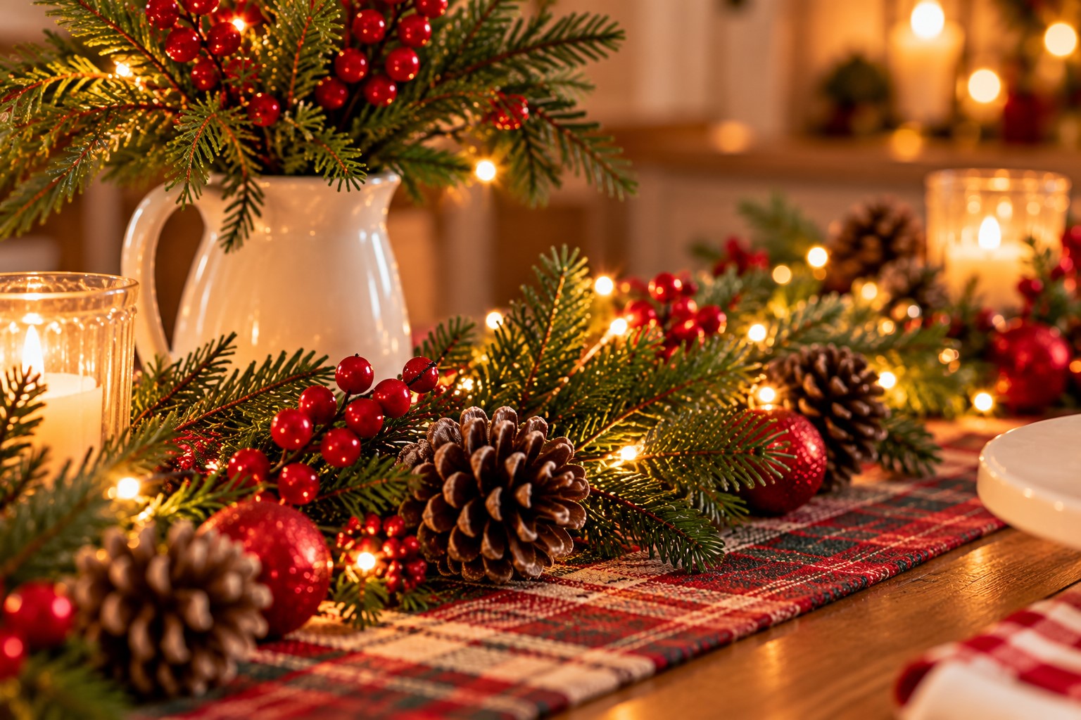 Add a Little Christmas Greenery