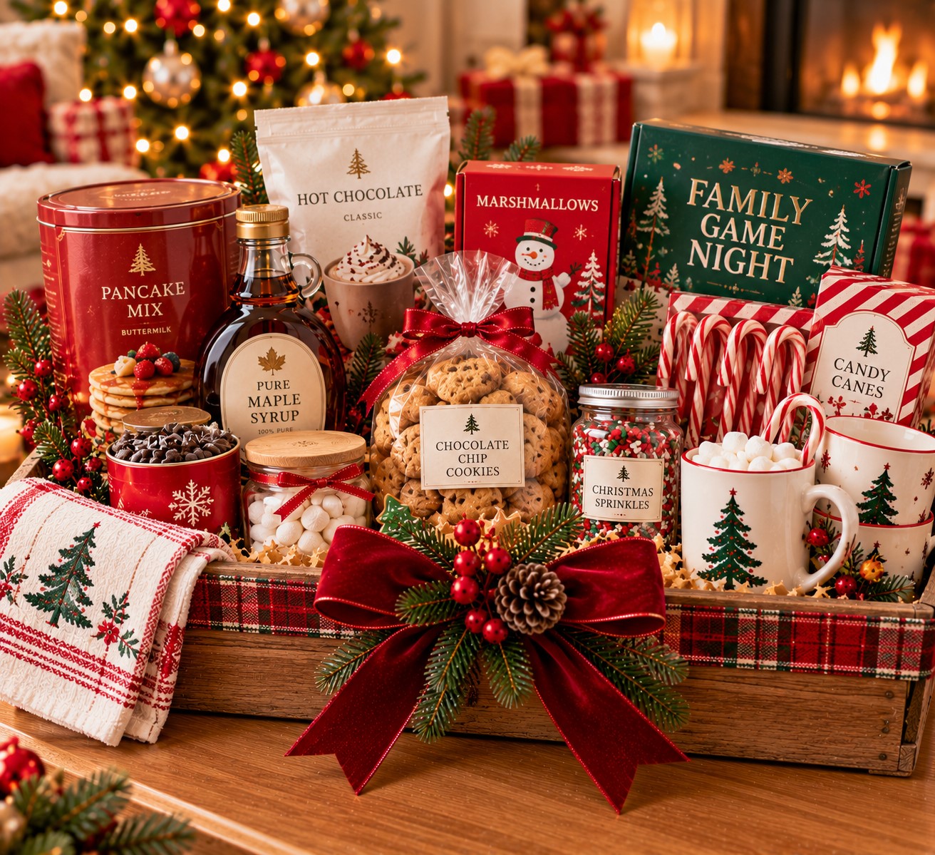 Christmas Morning Family Basket