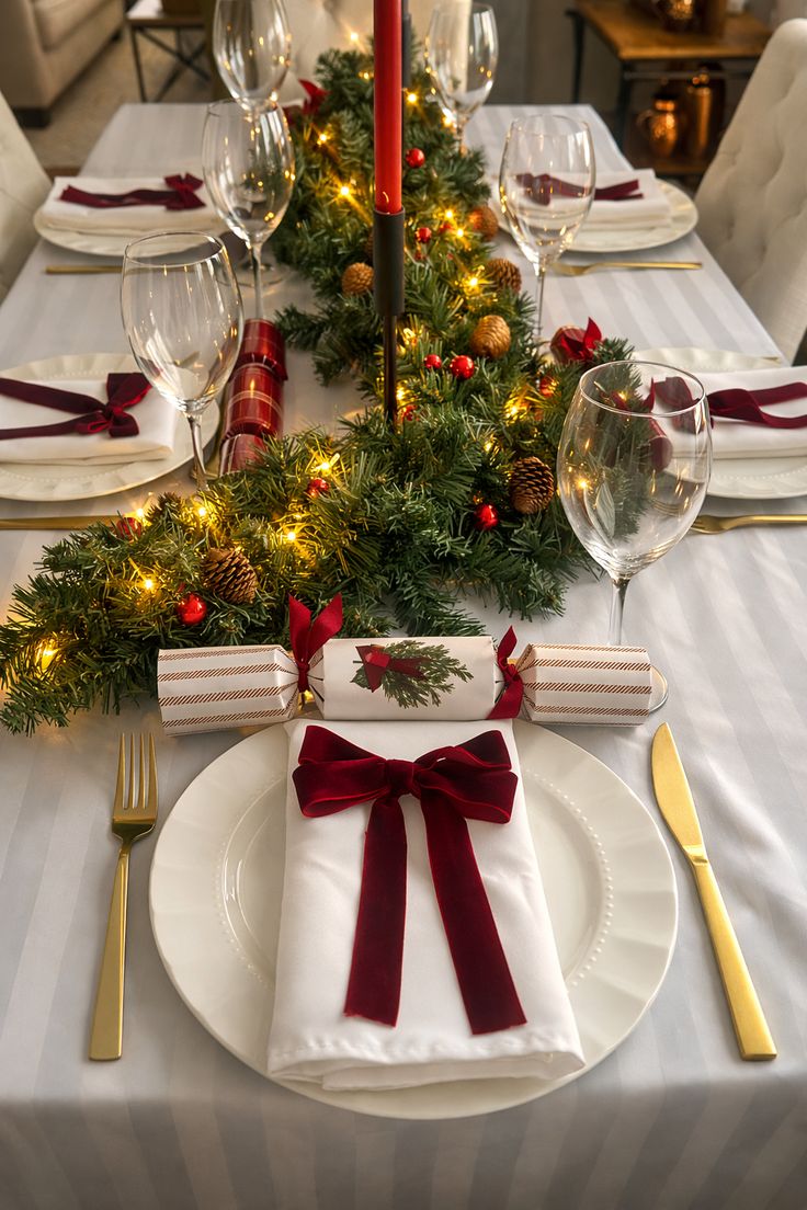 Christmas table inspo 