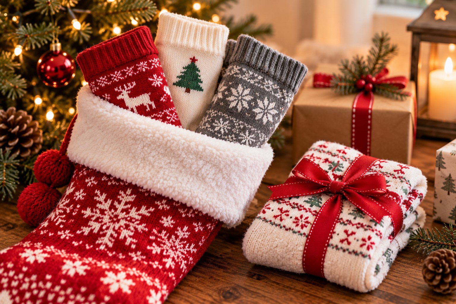 Cozy Christmas Socks