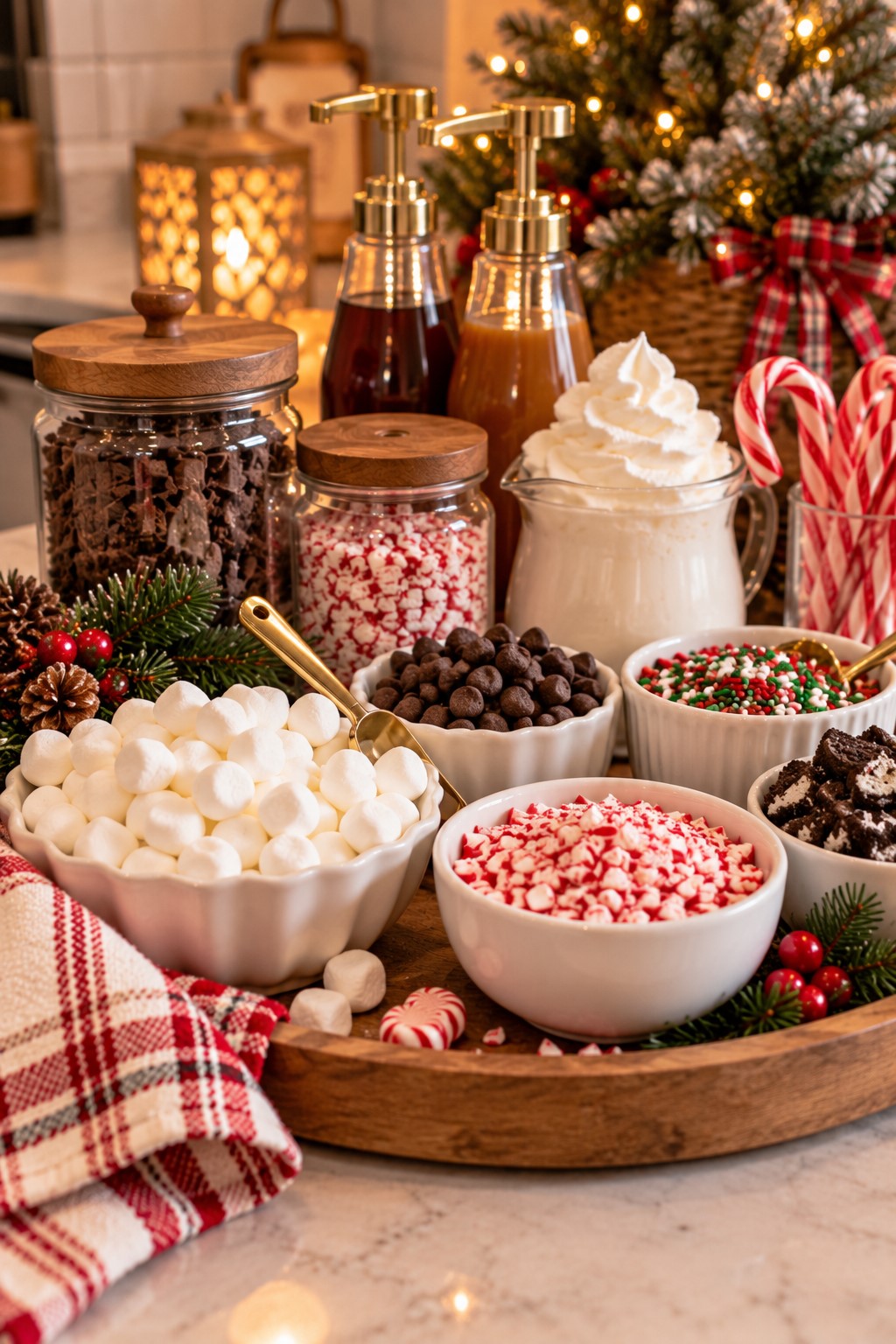 Cozy Holiday Hot Cocoa Bar