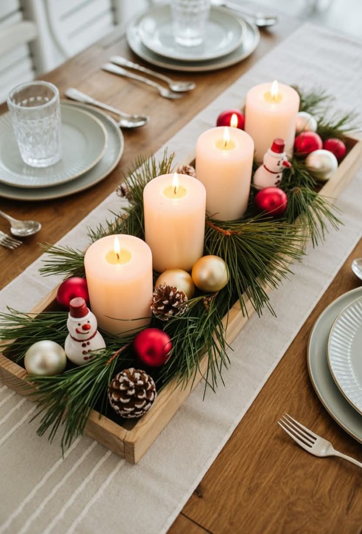 Create a Simple Candle and Greenery Arrangement