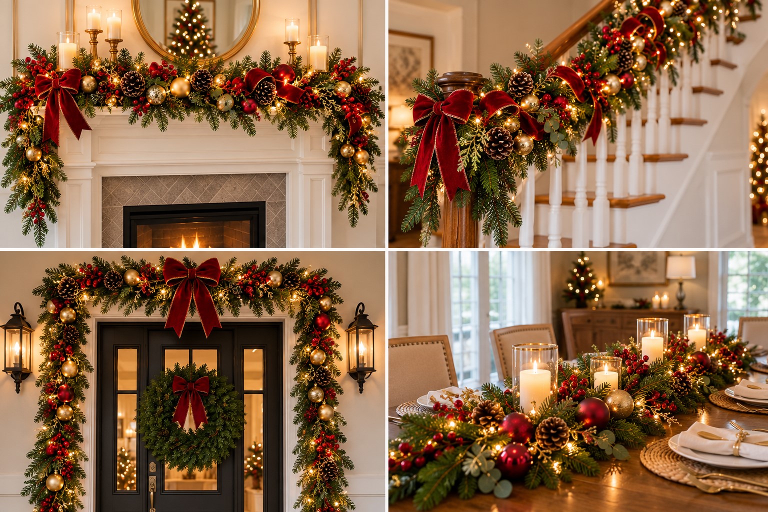 Decorate According to Where the Garland Will Go