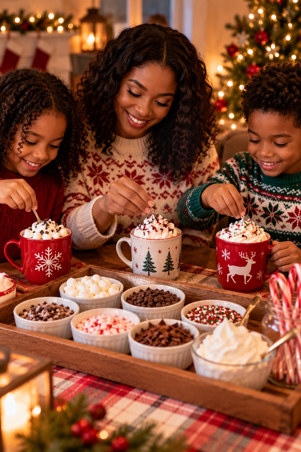 Family Hot Chocolate Christmas Tradition