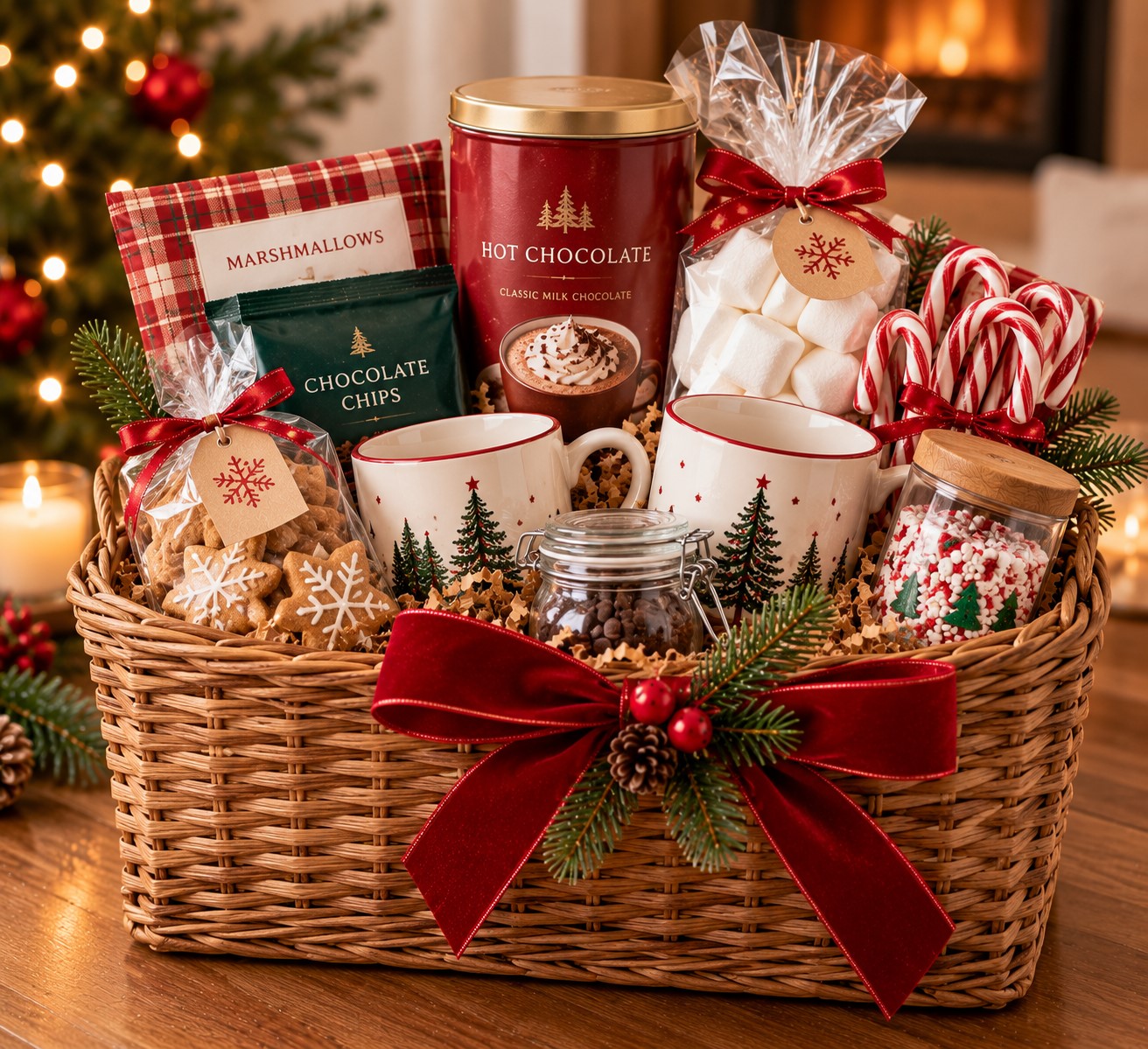 Hot Chocolate Night Basket