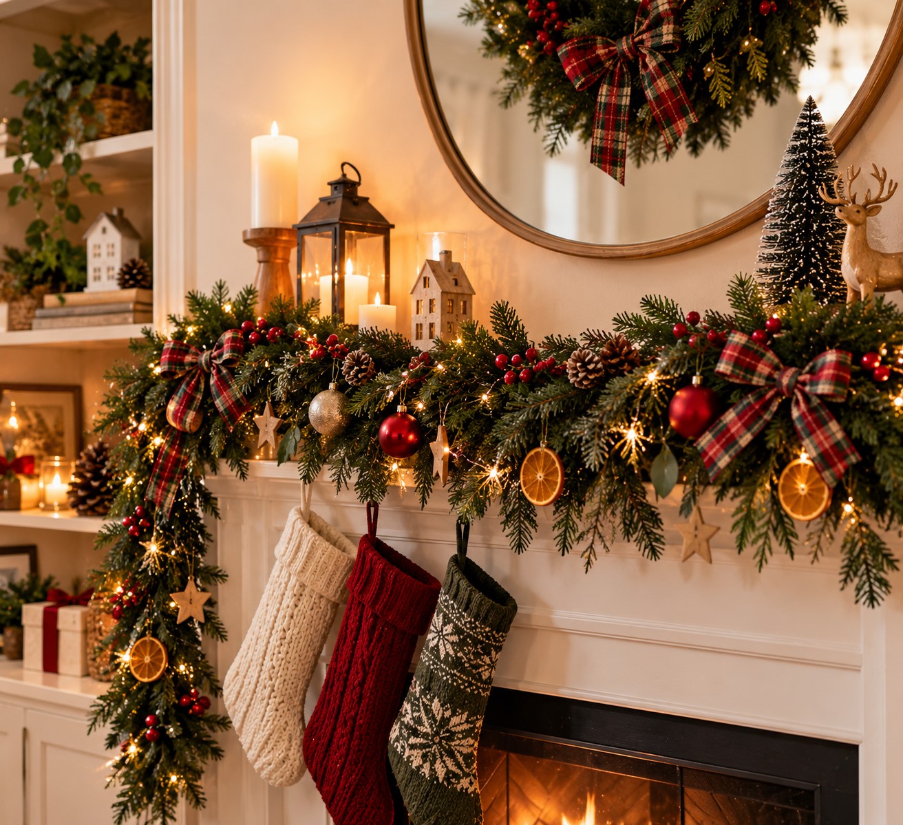 Make a Simple Christmas Garland