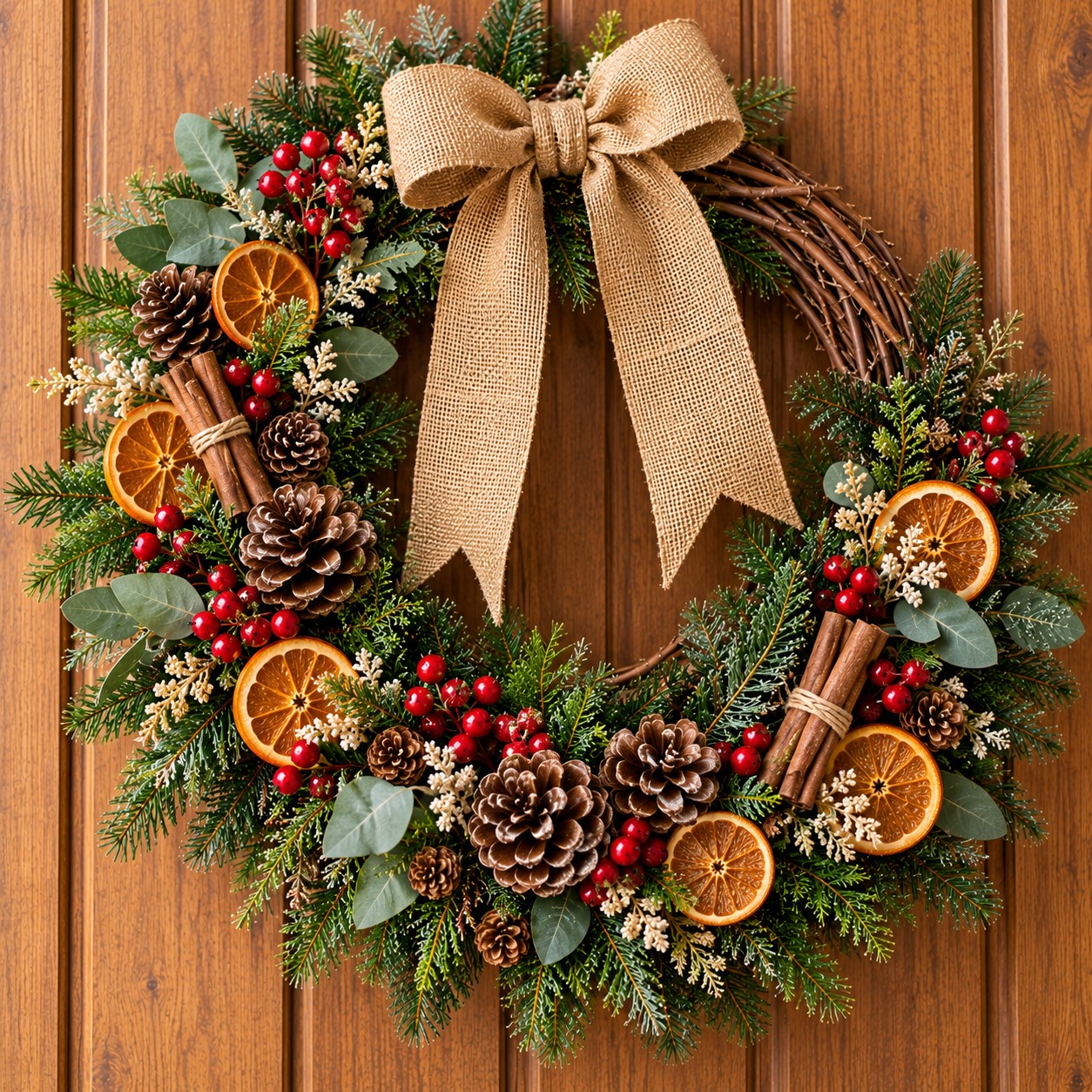 Make a Wreath With Natural Materials