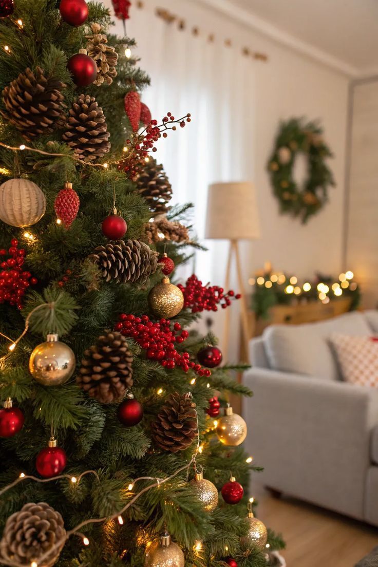 Make the Tree Feel Fuller With Lights