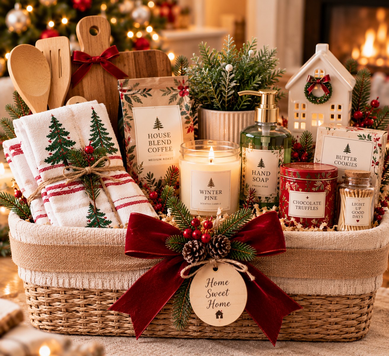 New Home Christmas Basket