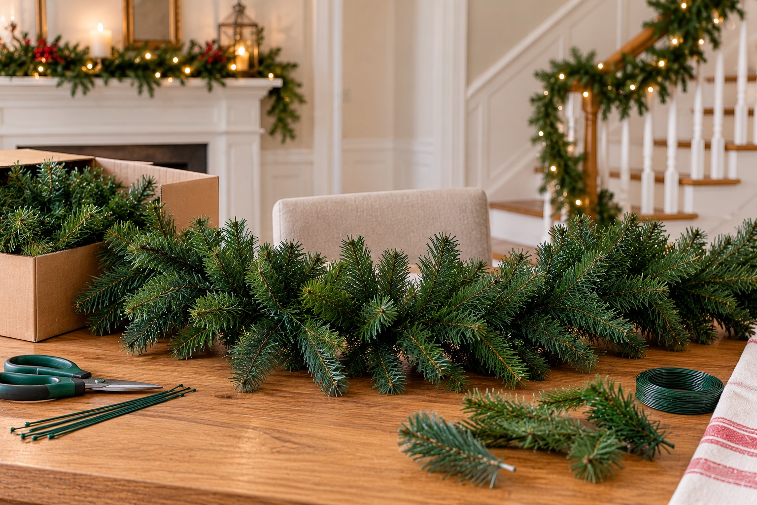 Start With a Basic Garland Instead of an Expensive One