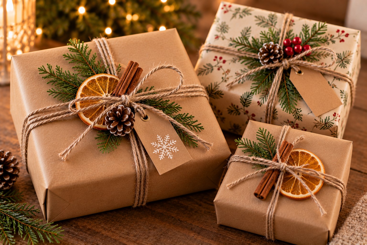 Try a Simple Rustic Christmas Theme