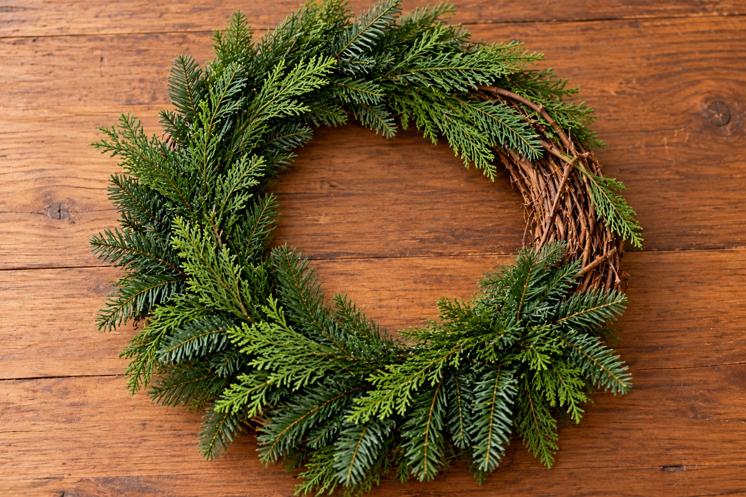 Use Greenery to Make the Wreath Look Full
