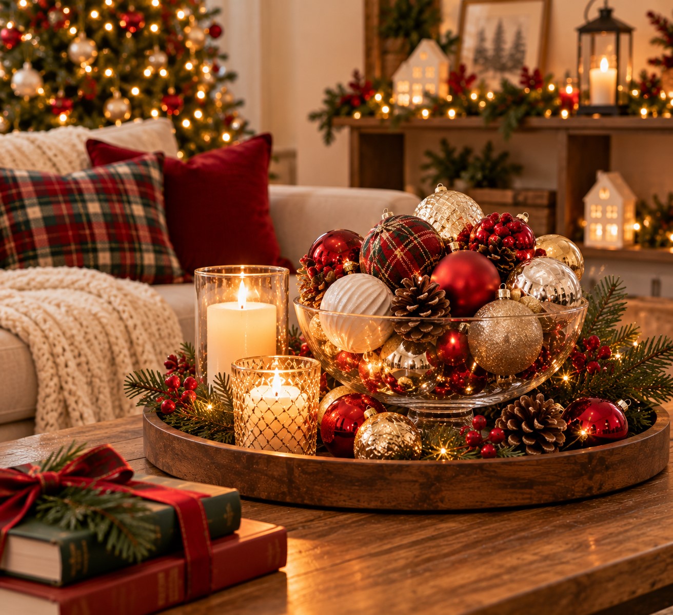 Use Ornaments Outside the Christmas Tree
