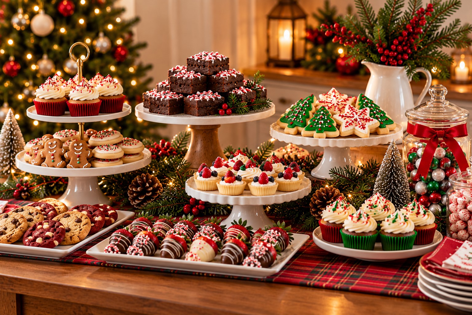 Use Serving Trays and Cake Stands to Create Height