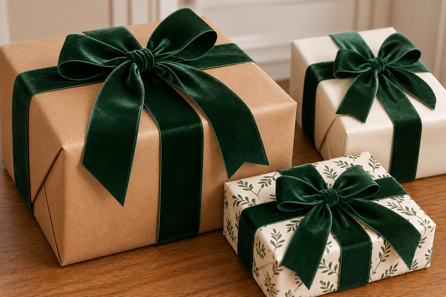 Use Wide Ribbon on Larger Gifts