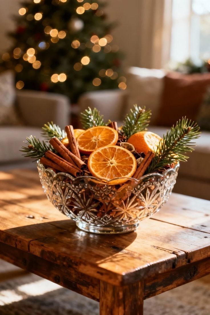 Use a Bowl of Citrus for a Natural Look