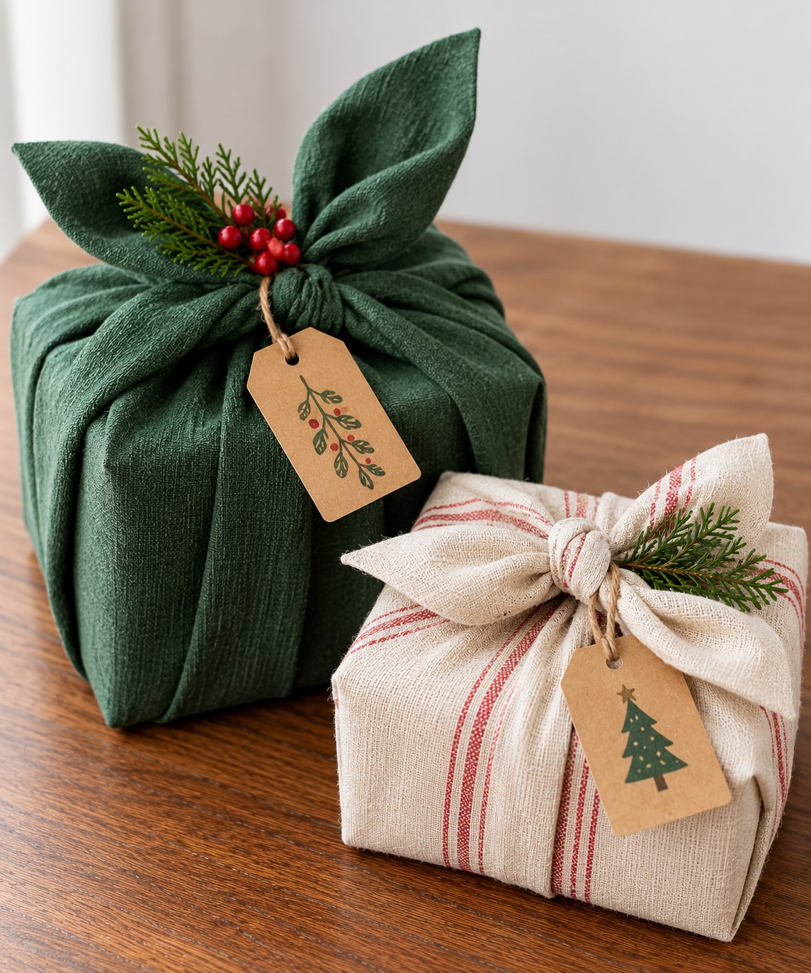 Wrap Small Gifts in Fabric